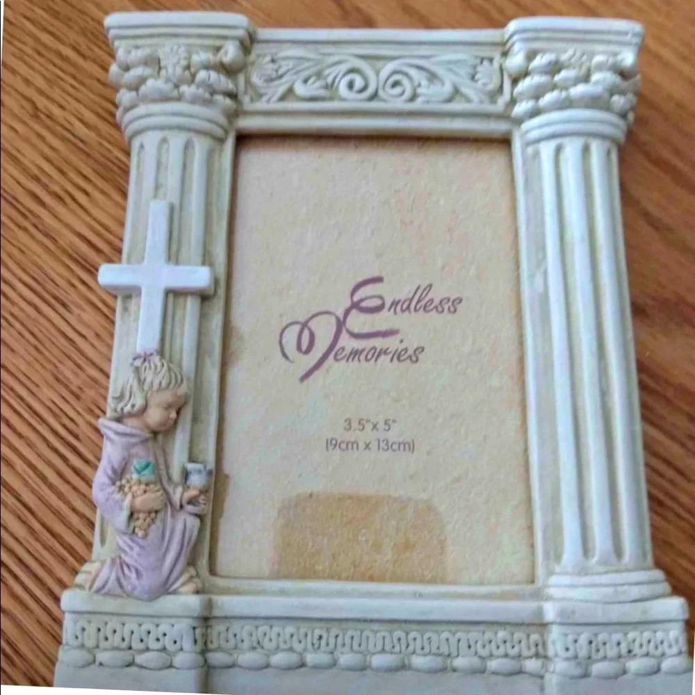 New in box  girls communion picture frame